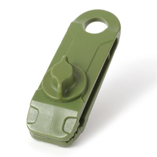 [5-pack] Utomhustält Presenning Vindtät Fast Spänne klämma - Armégrön