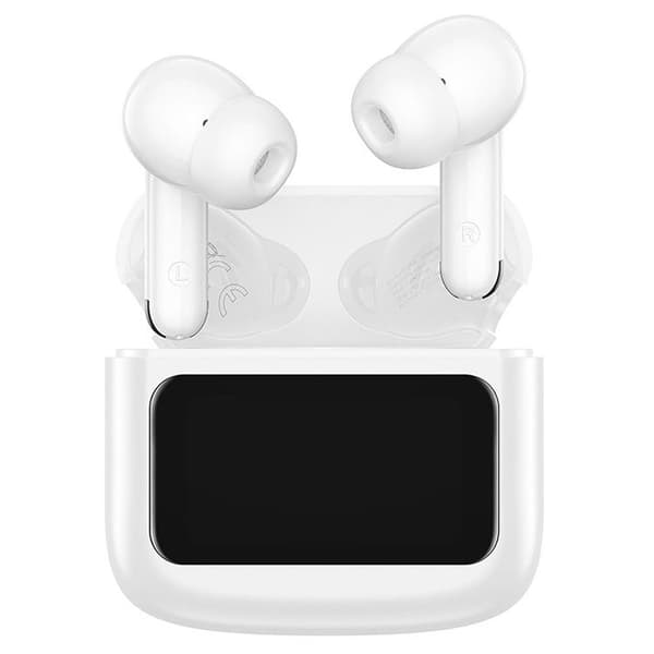 Hoco TWS In-Ear Høretelefoner Trådløs med Touch Screen EQ14 - Hvid Vit