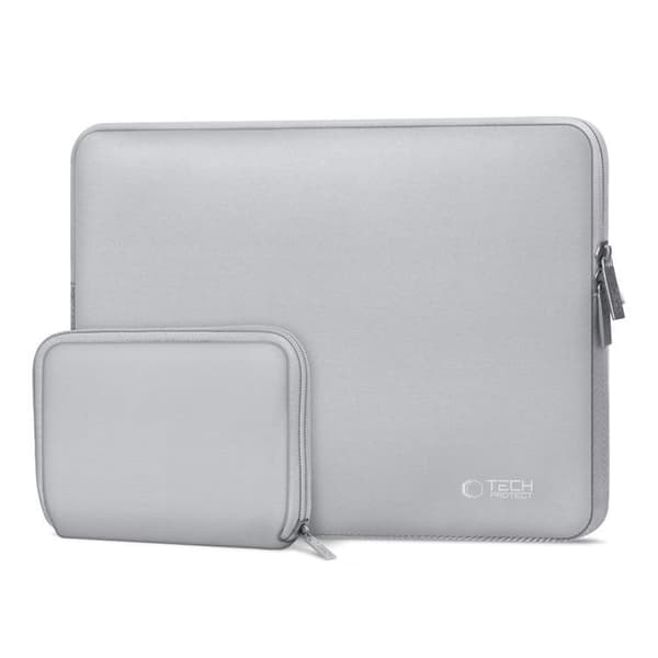 Tech-Protect bærbar taske til (15-16") Neoslim - Crayon Grey Grå