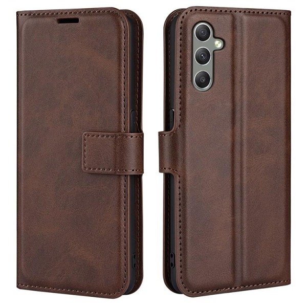 Galaxy A24 4G Wallet Case Folio Flip Calf - Brun