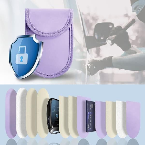 Tech-Protect RFID-blockerande nyckelfodral för keyless bilnyckel  Lavender Lila
