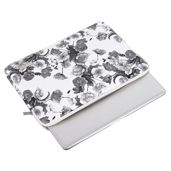 CANVASARTISAN Datorfodral 13'' Flower Pattern G1-01 Grå