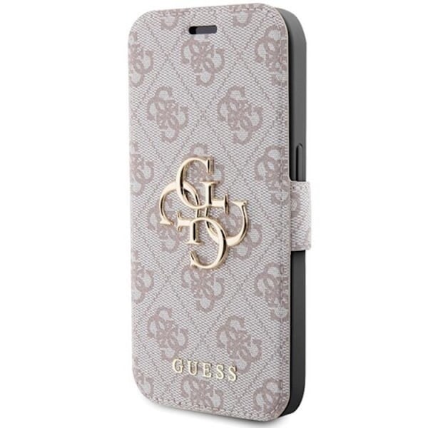 Guess iPhone 15 Pro Max Plånboksfodral Metall Logo - Rosa