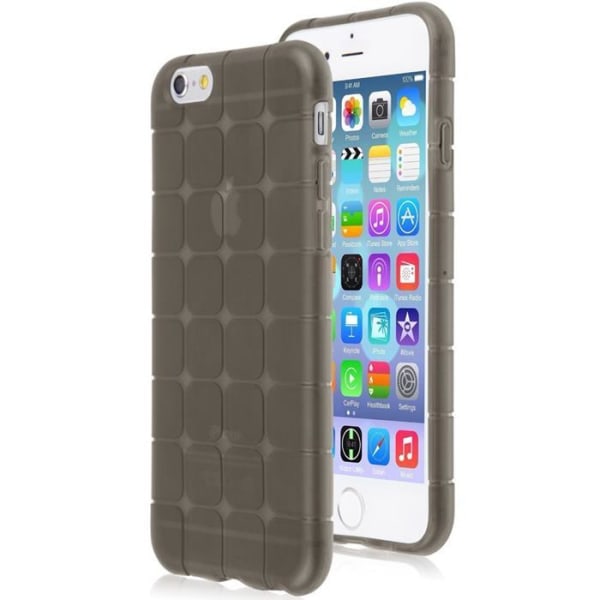 Cube Flexicase Cover til Apple iPhone 6(S) Plus - Mørkegrå Grey