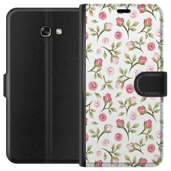 Plånboksfodral till Samsung Galaxy A3 (2017) med Blommigt