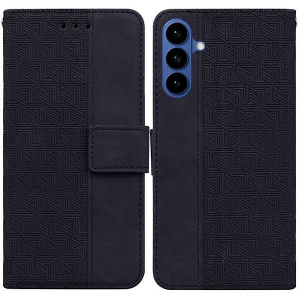 Plånboksfodral för Samsung Galaxy S26 Plus Konstläder med handledsrem - Svart