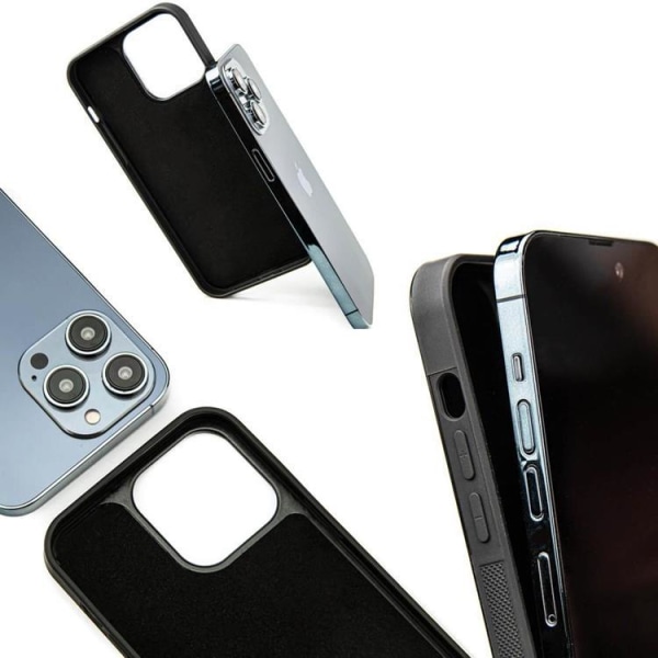 Bewood iPhone 14 MagSafe Mobile Case Puuhartsi - Sininen/musta
