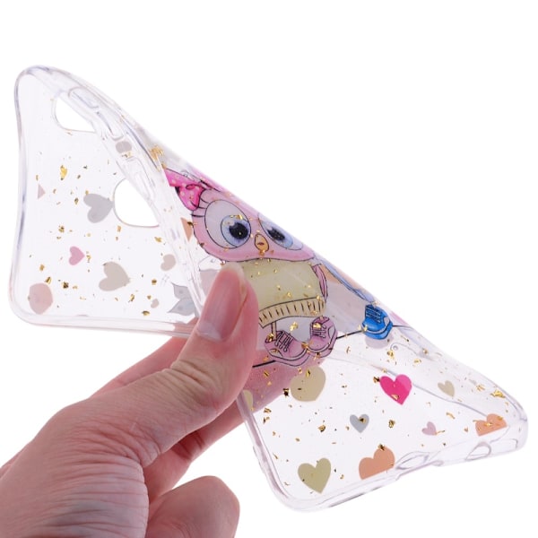 Glitter Mobilskal till Samsung Galaxy A50 - Ugglor