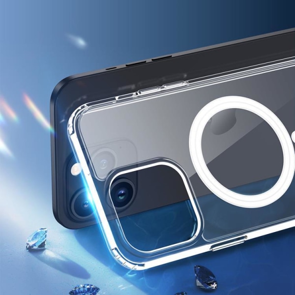 Dux Ducis iPhone 15 Pro Mobiltaske Magsafe Clin - Gennemsigtig