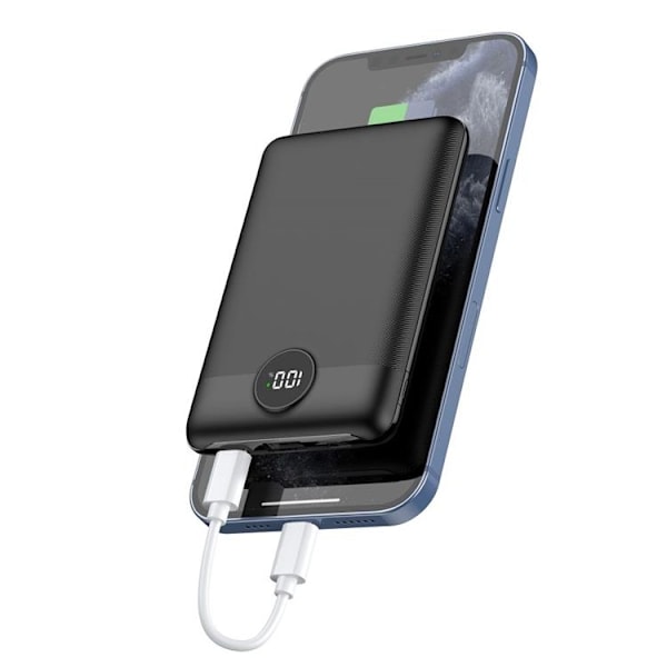 VEGER Powerbank 10000 mAh PD QC 3.0 2A 22.5W S11 - Svart