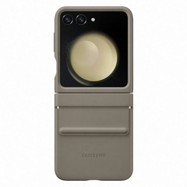 Samsung Galaxy Z Flip 5 Mobilskal Ekologisk Läder - Brun