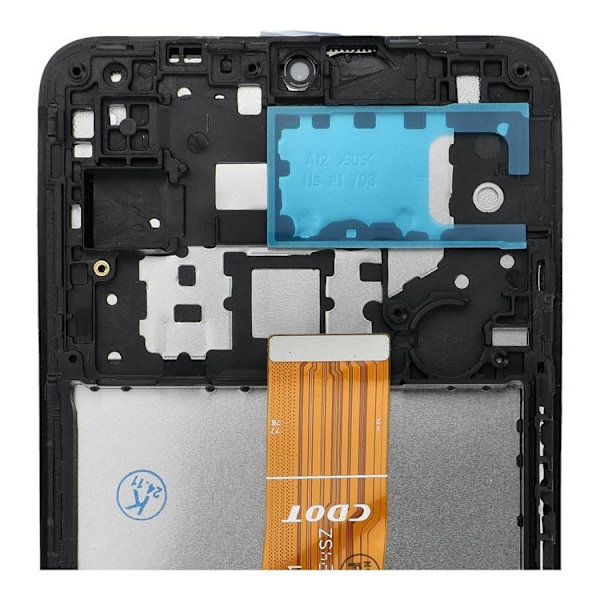 Galaxy A12 Skärm med LCD-display A125F NCC Black