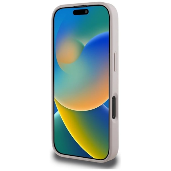 Guess telefontaske til iPhone 16 Pro MagSafe 4G Circle - Lyserød