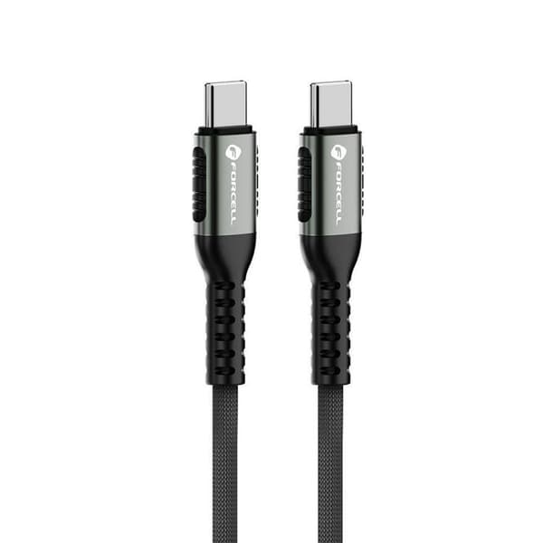 Forcell USB-C till USB-C kabel 240W 2m QC4.0 PD 5A Cafule - Svart Svart