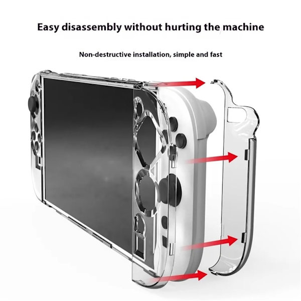 PGTECH Nintendo Switch 2 Mobilskal Spelkonsol - Transparent Transparent