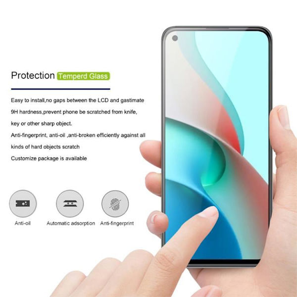 Mocolo Härdat Glas Skärmskydd Xiaomi Mi 11 Ultra - Svart Svart