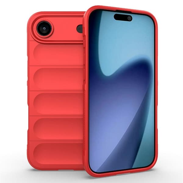 AMORUS Mobilskal till iPhone Air Shockproof TPU Rugged - Röd Röd
