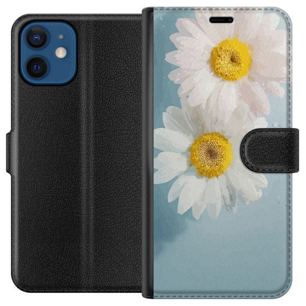 Plånboksfodral till Apple iPhone 12 mini med Sommarblommor