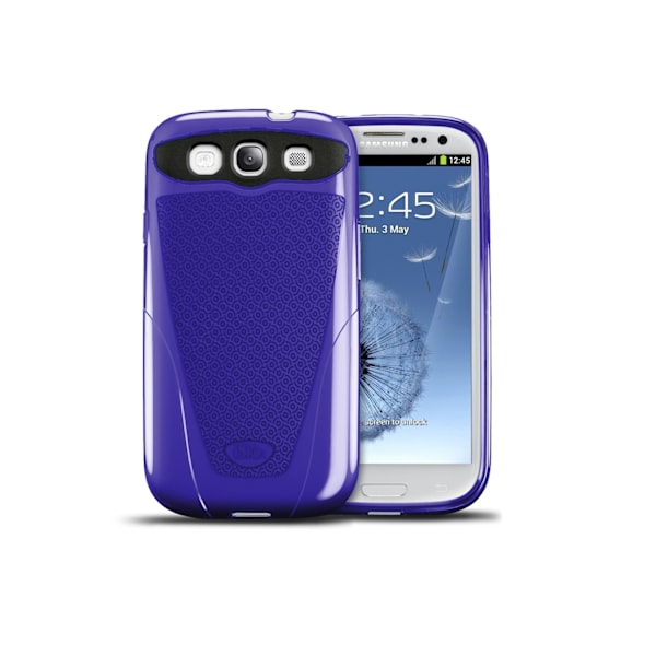 iSkin Vibes Skal till Samsung Galaxy S3 i9300 (Lila) + Skärmskydd