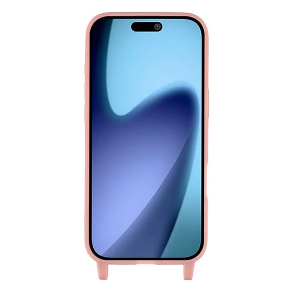 Mobilskal till iPhone Air TPU med Hål för Rem - Djuprosa Rosa