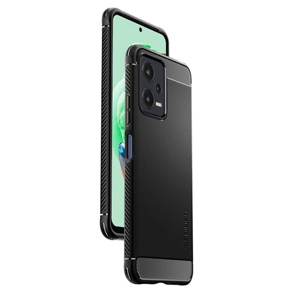 Spigen Mobilskal till Xiaomi Redmi Note 12 Rugged Armor - Svart