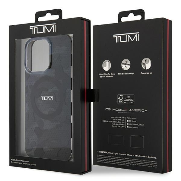 Tumi Telefontaske til iPhone 15 Pro Max MagSafe MagSafe Camo Print - Grå