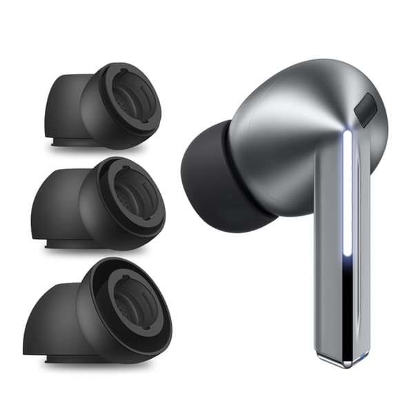 [3-Pack] Tech-Protect Galaxy Buds 3 Pro Ørepropper - Grå Svart