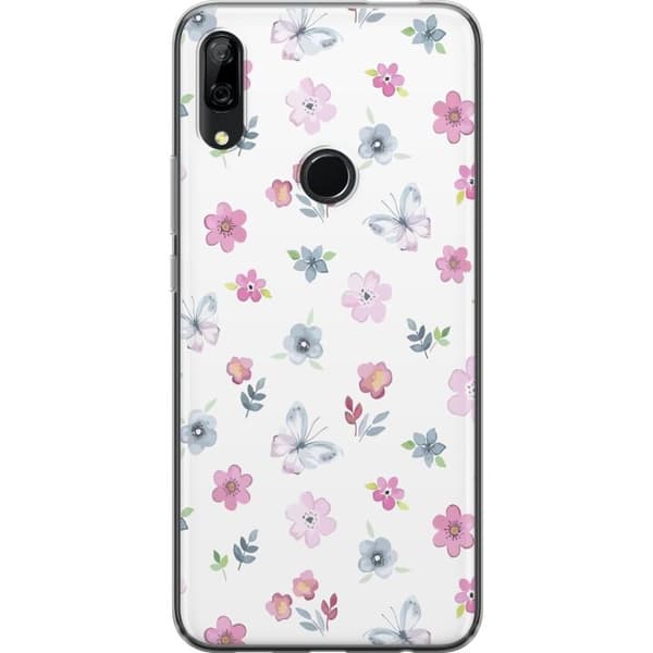 Mobilcover til Huawei P Smart Z med Blomster og sommerfugle