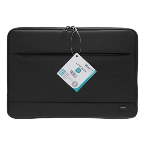 Deltaco Laptopfodral för laptops upp till 15.6" - Svart Svart