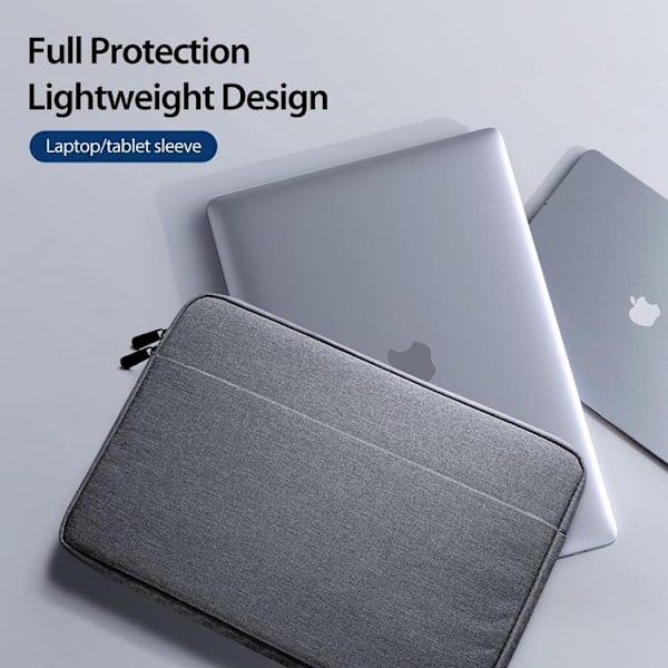 Dux Ducis Datorfodral 15.5-16" Horizontal Sleeve - Ljusgrå Grå