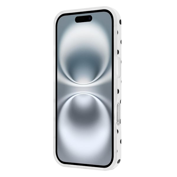 Mobilskal till iPhone 17 Dot Design Imd Tpu - Vit Vit