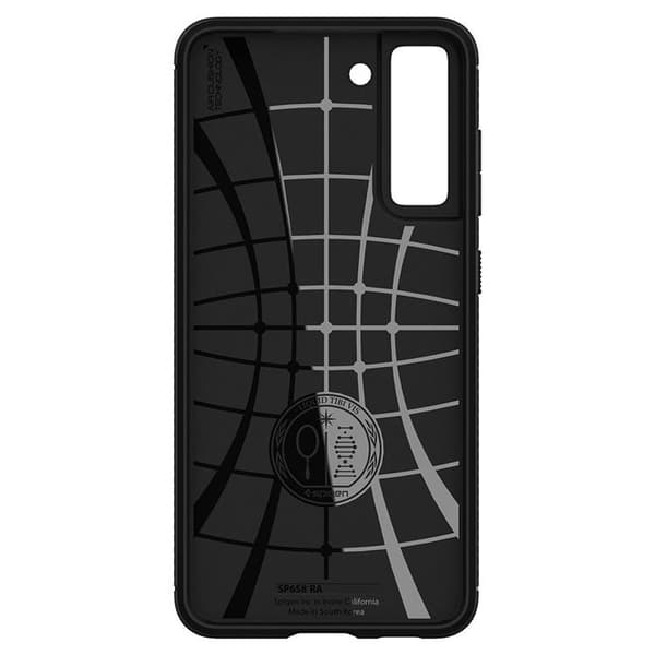 Spigen Rugged Armor -kuori Galaxy S21 FE - Mattamusta Black