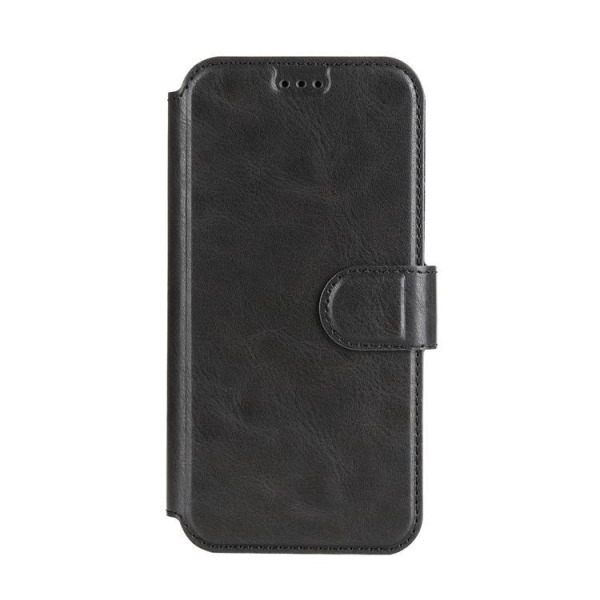 BOOM iPhone 14 Pro Max Wallet Case Calfskin - musta