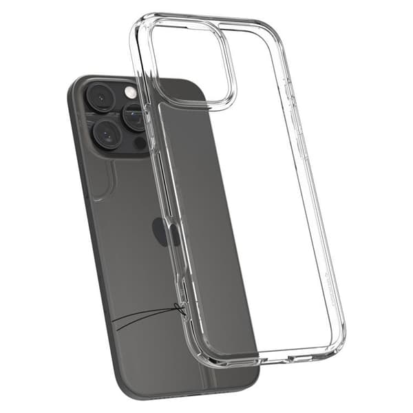 Spigen Mobilskal till iPhone 16 Pro Ultra Hybrid - Crystal Clear Transparent