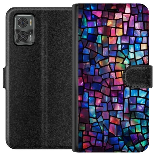 Plånboksfodral till Motorola Moto E22i med Disco