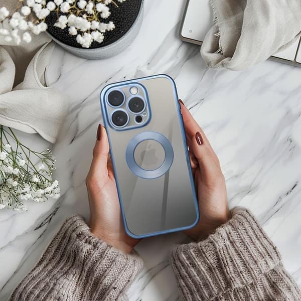 Telefontaske til iPhone 16e Glam - Blå Blå