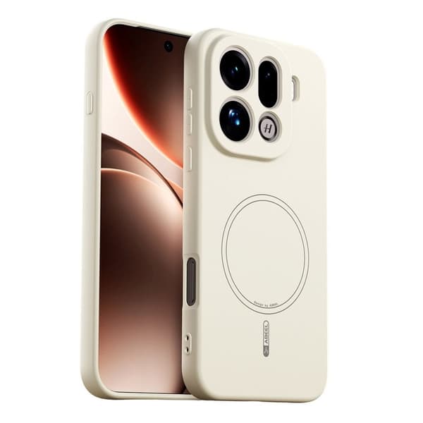 ABEEL Mobilskal till Oppo Find X9 Pro Silikon - Beige