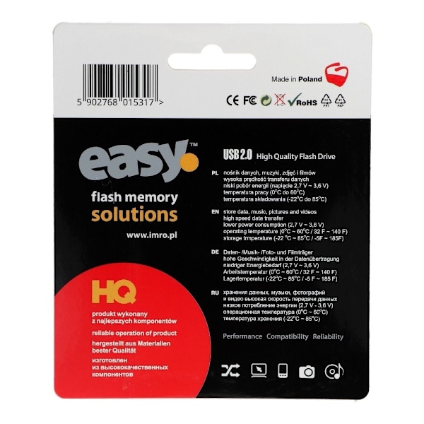 Imro Portable Memory Pendrive Easu (Eco) 128GB