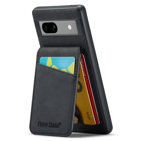 FIERRE SHANN Google Pixel 7 5G Fodral PU+TPU - Svart
