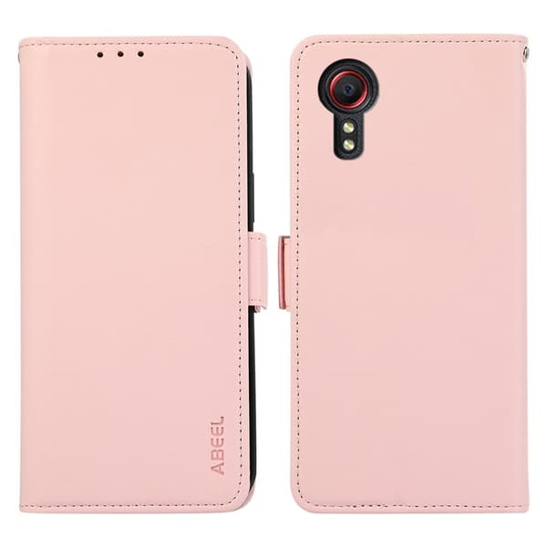 ABEEL Mobilskal till Samsung Galaxy Xcover7 RFID-Skydd Drop-Skydd Rosa