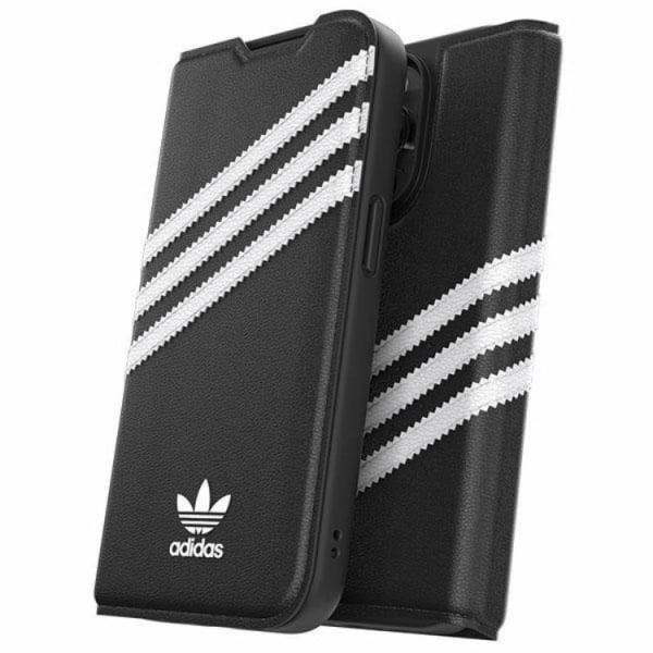 Adidas iPhone 14 Pro Plånboksfodral OR PU - Svart/Vit Svart