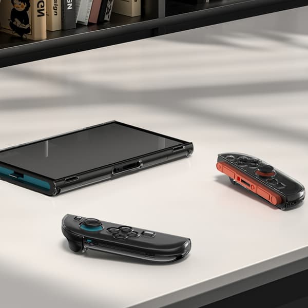AmazingThing Nintendo Switch 2 Skal PlayShield Bare - Semi Transparent Transparent