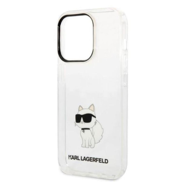 Karl Lagerfeld iPhone 14 Pro -mobiilikotelo Ikonik Choupette