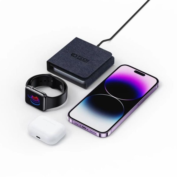 Tech-Protect 3in1 Magsafe Trådlös Laddare iPhone/Apple Watch/Air