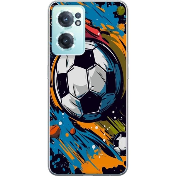 Mobilskal till OnePlus Nord CE 2 5G med Fotbollar