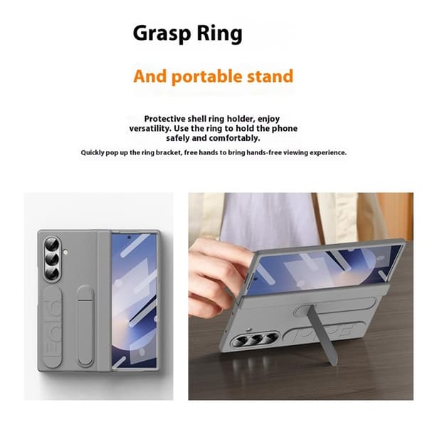 Mobilskal till Galaxy Z Fold7 Kickstand - Svart Svart