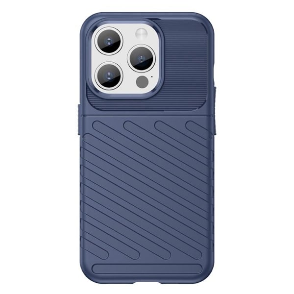 iPhone 15 Pro Mobilskal Twill Thunder - Blå