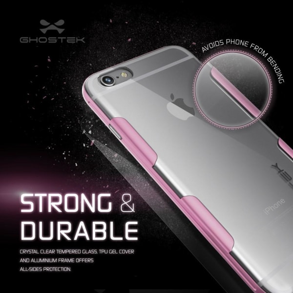 Ghostek Cloak Case iPhone 6 (S) Plus -puhelimelle - vaaleanpunainen Pink