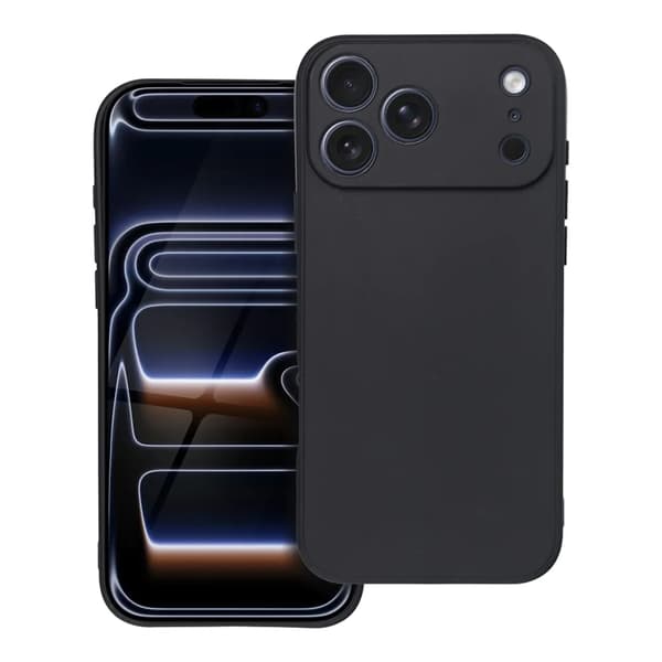 Telefontaske til iPhone 17 Pro Max Matt - Sort Svart