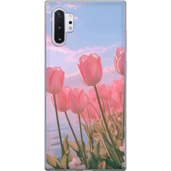 Mobilskal till Samsung Galaxy Note10+ med Rosa Tulpaner